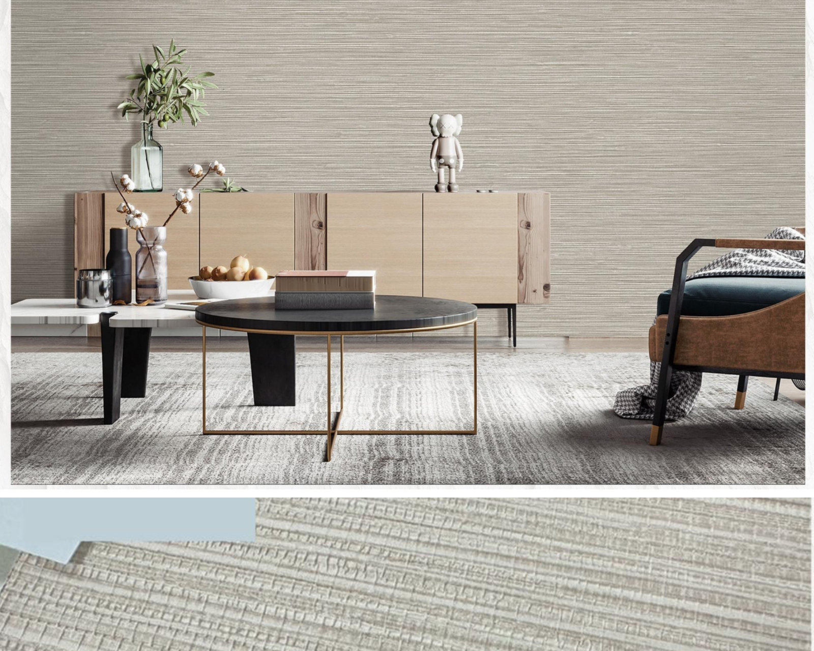 Artificial Jute Wallpaper
