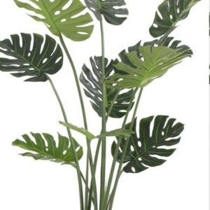 Artificial Monstera Deliciosa Floor Plant in Pot