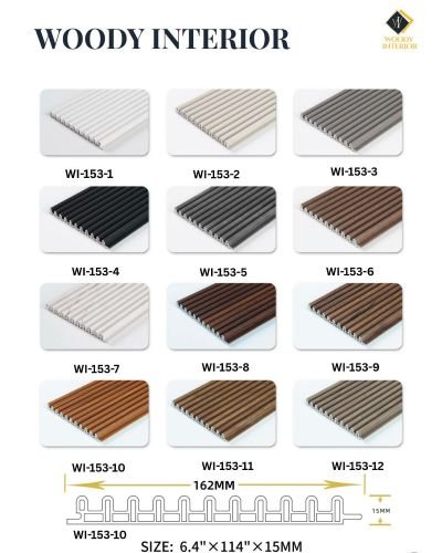WPC Fluted Wall Panels (WI-153 Series)