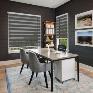Modern Grey Zebra Blinds