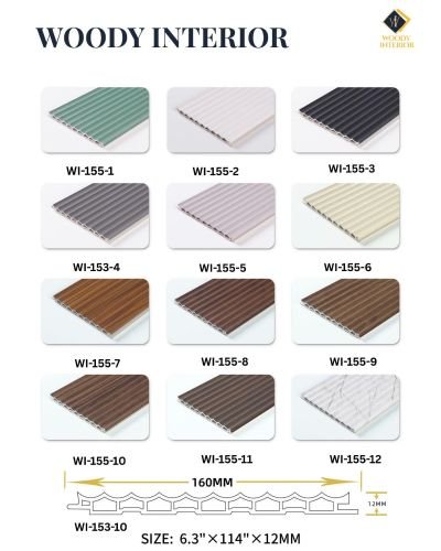 WPC Fluted Wall Panels (WI-155 Series)