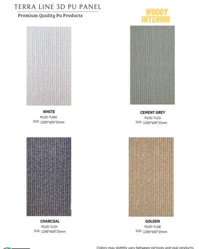 Terra Line 3D PU Wall Panel Series