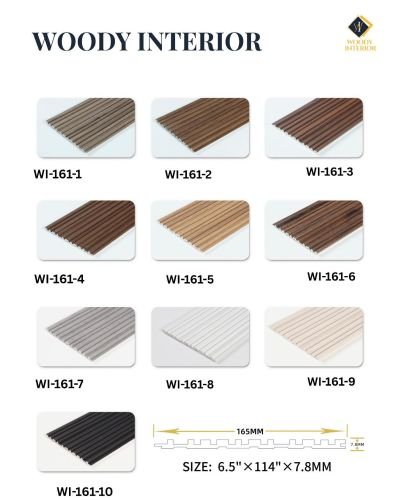 WPC Fluted Wall Panels (WI-161 Series)