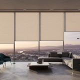 Modern Minimalist Roller Blinds for Floor-to-Ceiling Windows